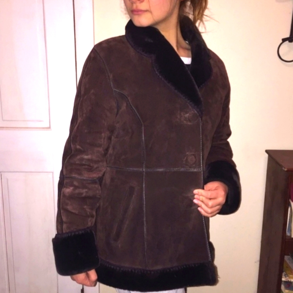 J. Percy for Marvin Richard's Suede coat Medium